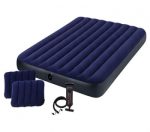 تشک بادی دو نفره با پمپ و بالش اینتکس